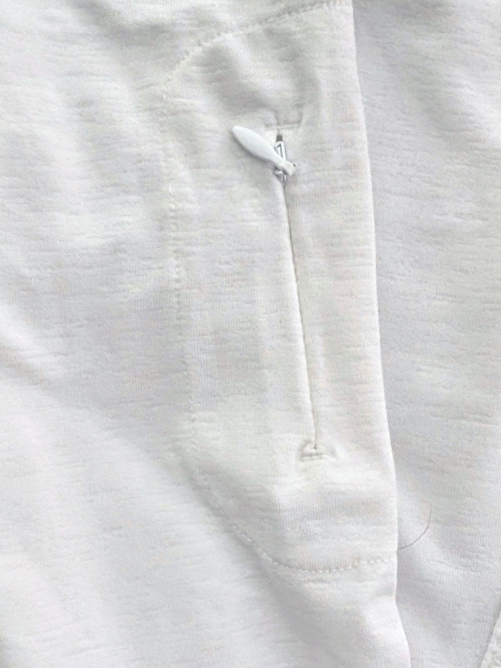 NWOT Athleta White Long-Sleeve Performance Tee With Roughing, Size Small - Picture 13 of 13